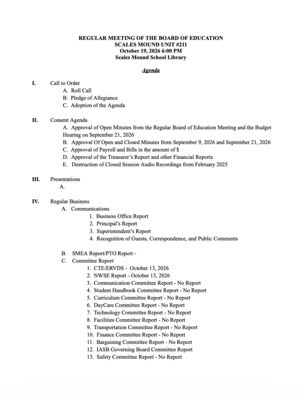 10/19 Agenda 1/1