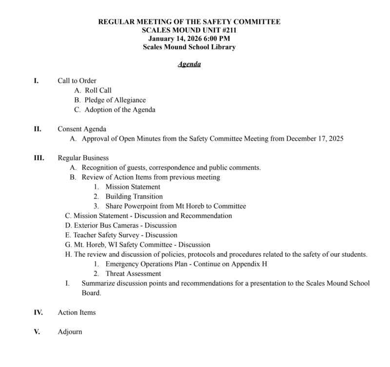 Jan 14 Safety Meeting