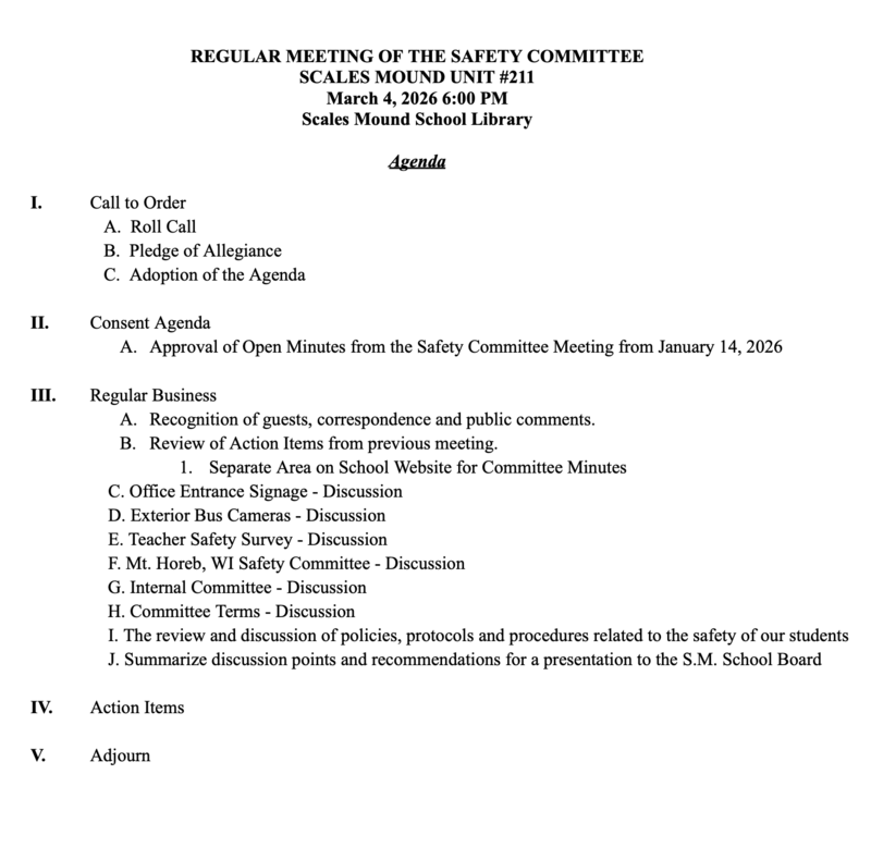 March 4 Meeting
