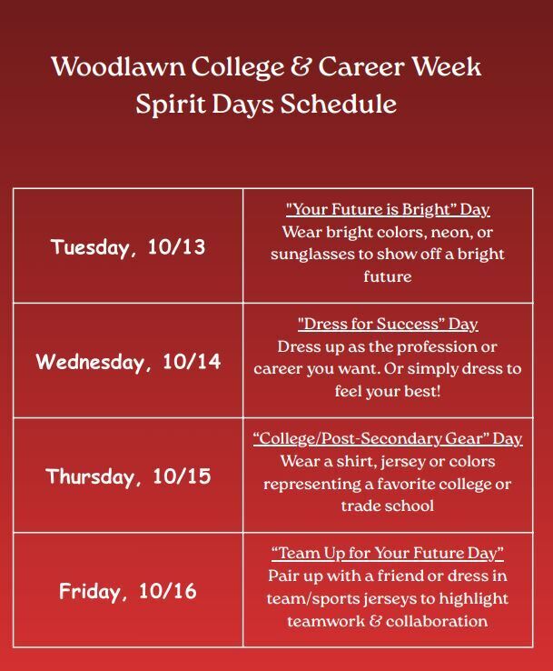 2026 College and Career Week Flyer