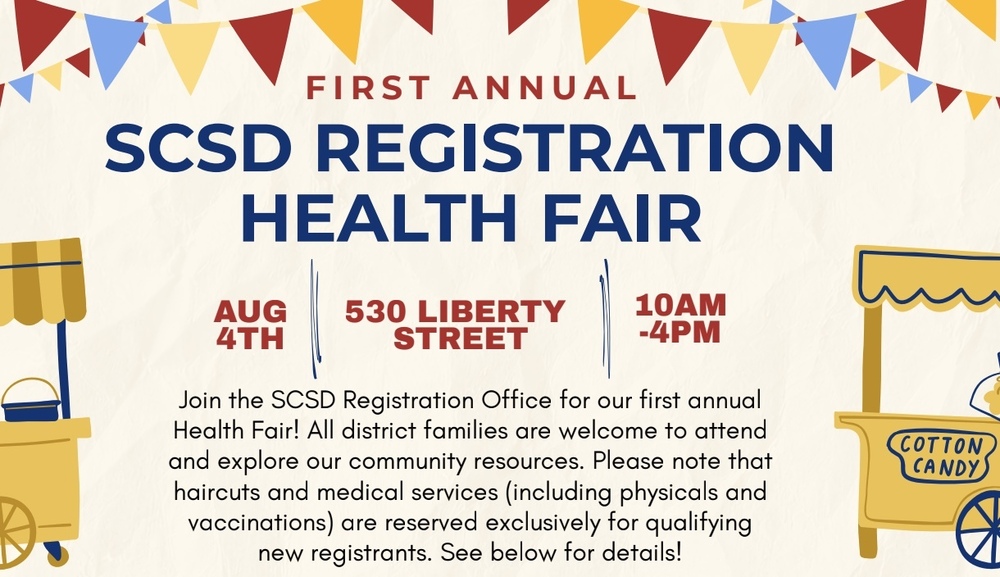 Graphic:  Back to School Health Fair