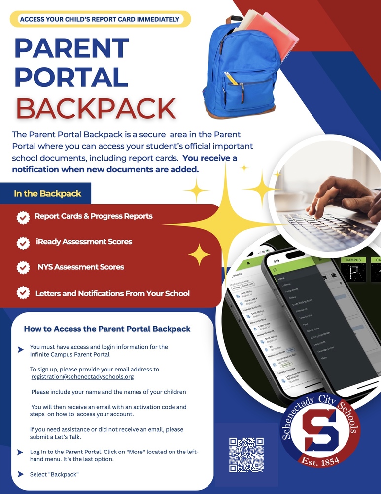 Parent Portal Backpack