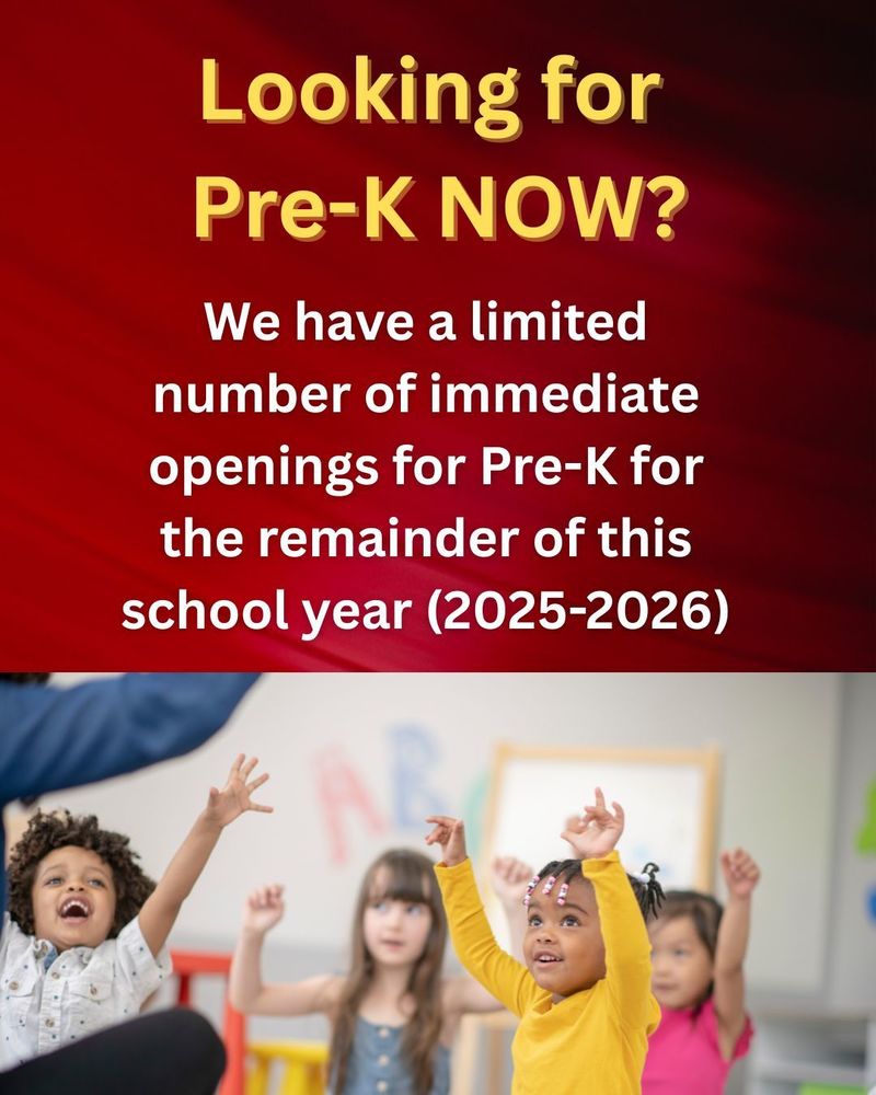 Pre-K Openings