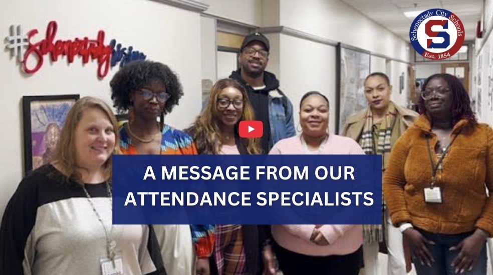 Graphic: A message from our attendance specialists