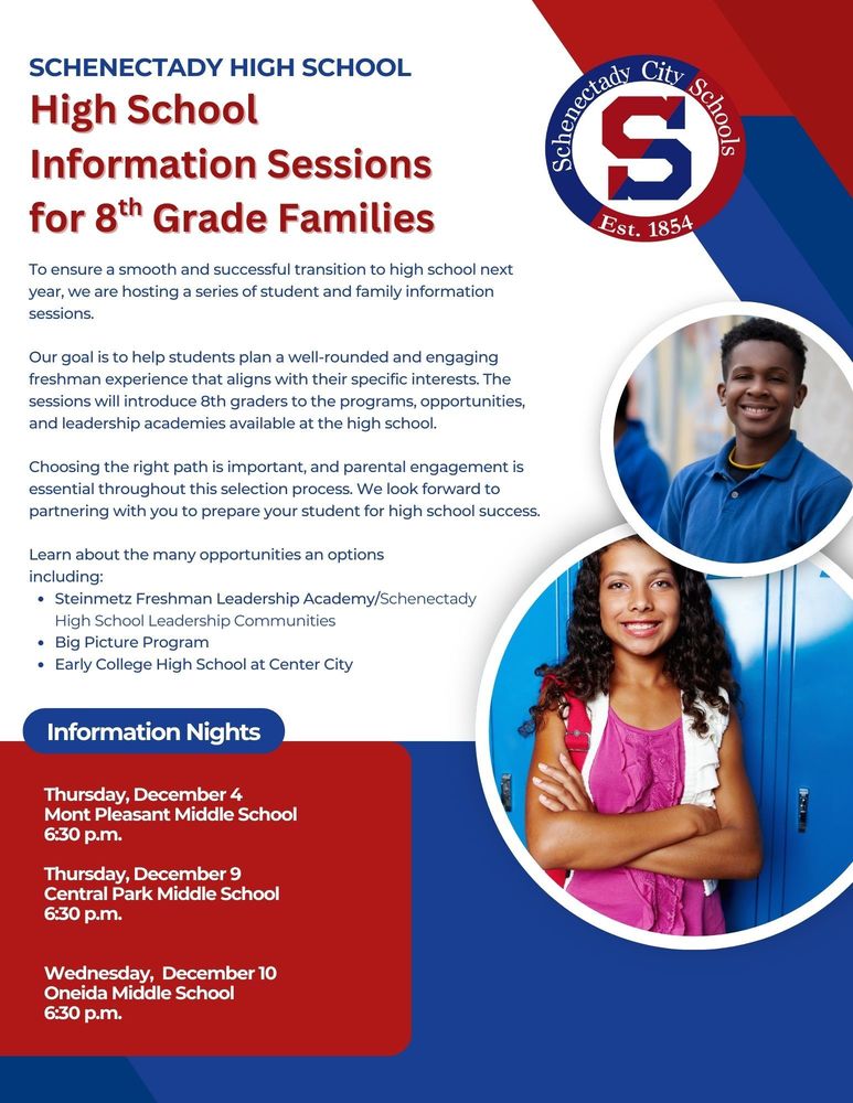 High School Information Sessions
