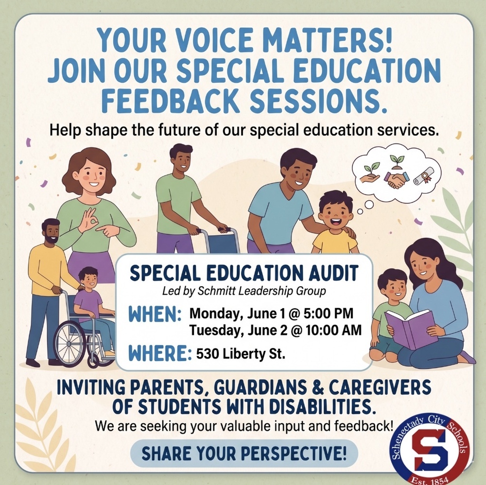Graphic: Join our Special Education Feedback Sessions