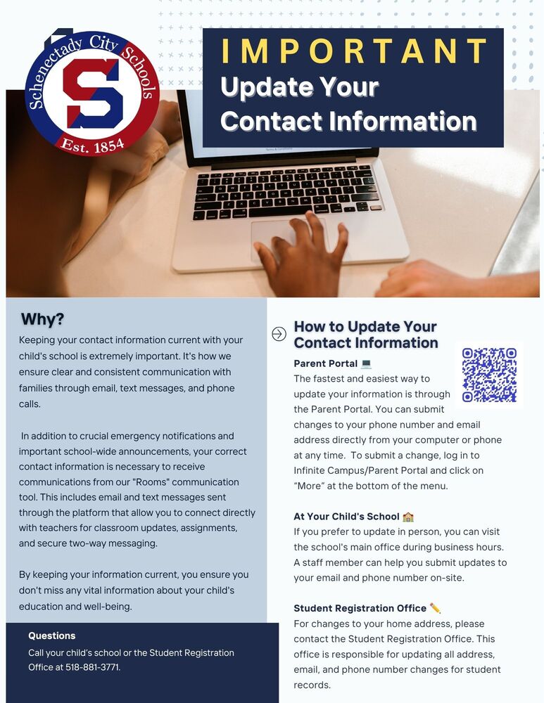Flyer: Update your Contact Information