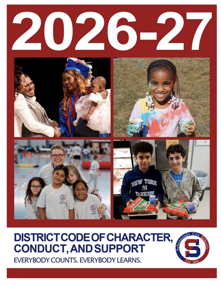 Photo of the cover of the district Code of Conduct