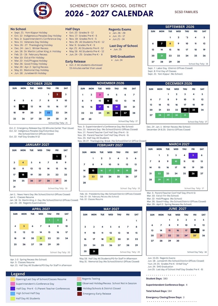 2026-2027 Calendar