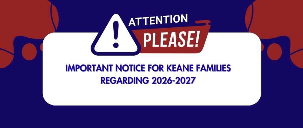 Important information for Keane families