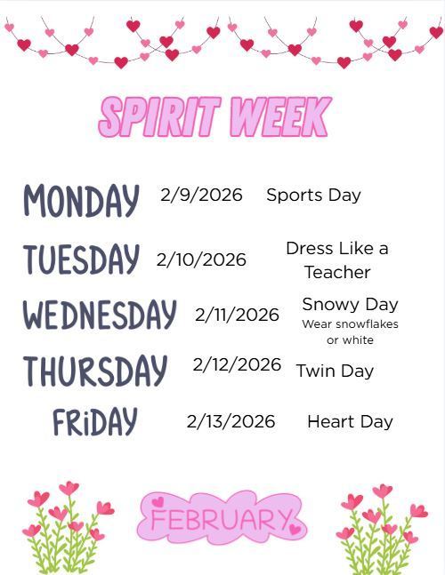 February Spirit Week