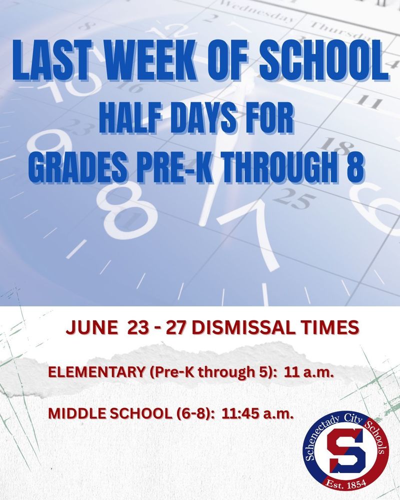 Last week of school