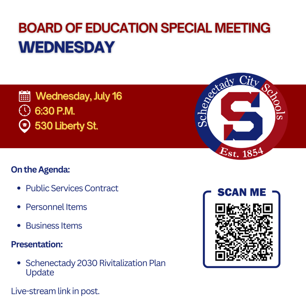 Board of Education Meeting Reminder