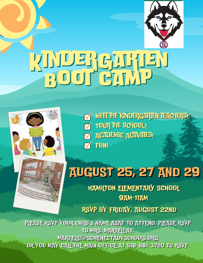 Kinder boot camp