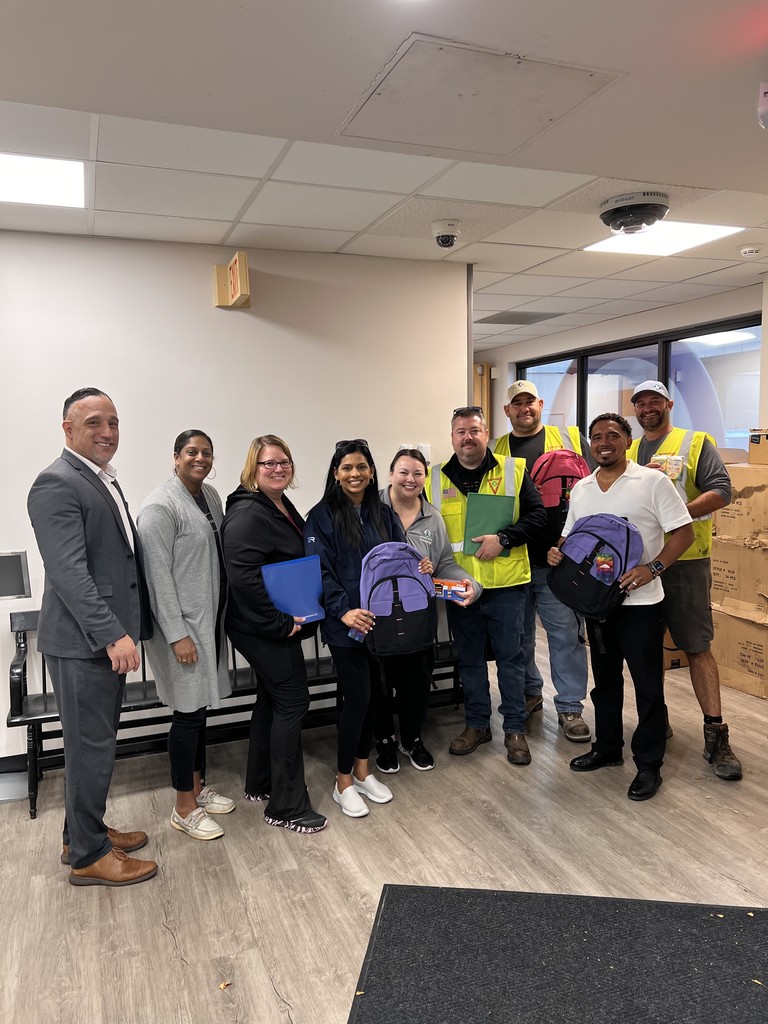 county waste donation of backpacks
