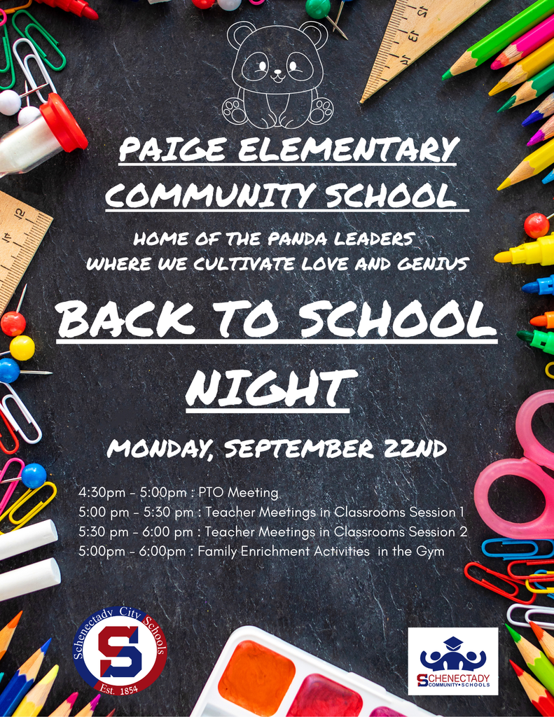 Paige Back to School Night 