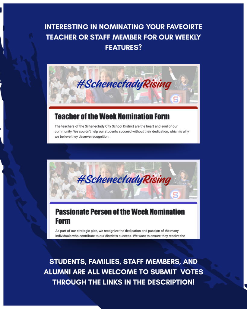INTERESTING IN NOMINATING YOUR FAVEOIRTE TEACHER OR STAFF MEMBER FOR OUR WEEKLY FEATURES
