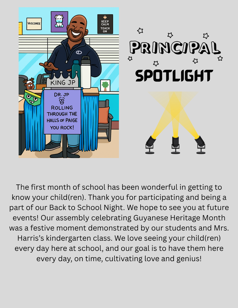 Paige October Newsletter