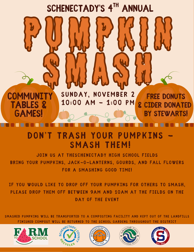 2025 PUMPKIN SMASH spread the word about the Pumpkin Smash happening this Sunday at SHS fields