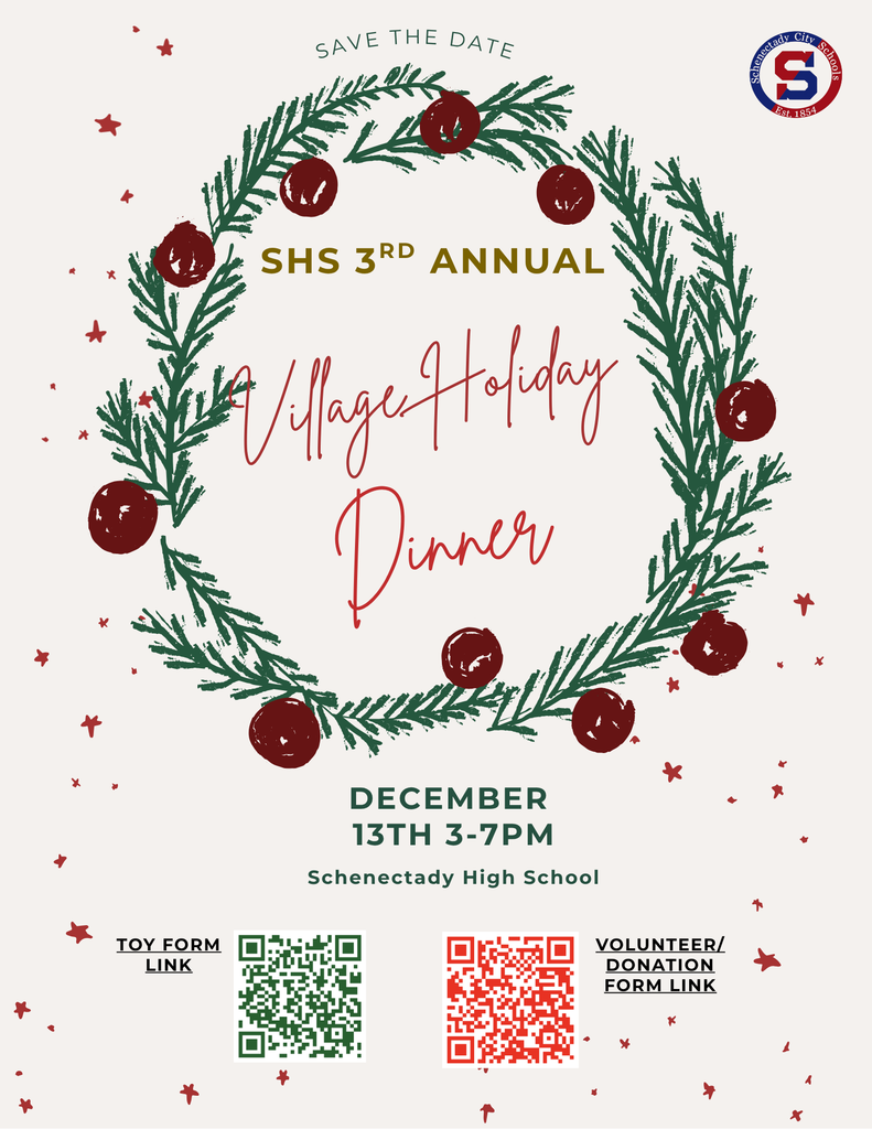Save the date for SHS 3rd Annual Village Holiday Dinner