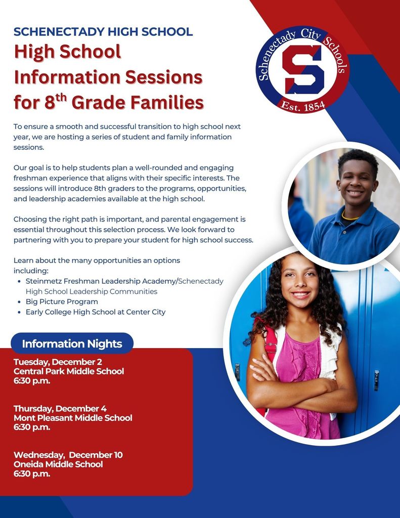 High School Information Sessions