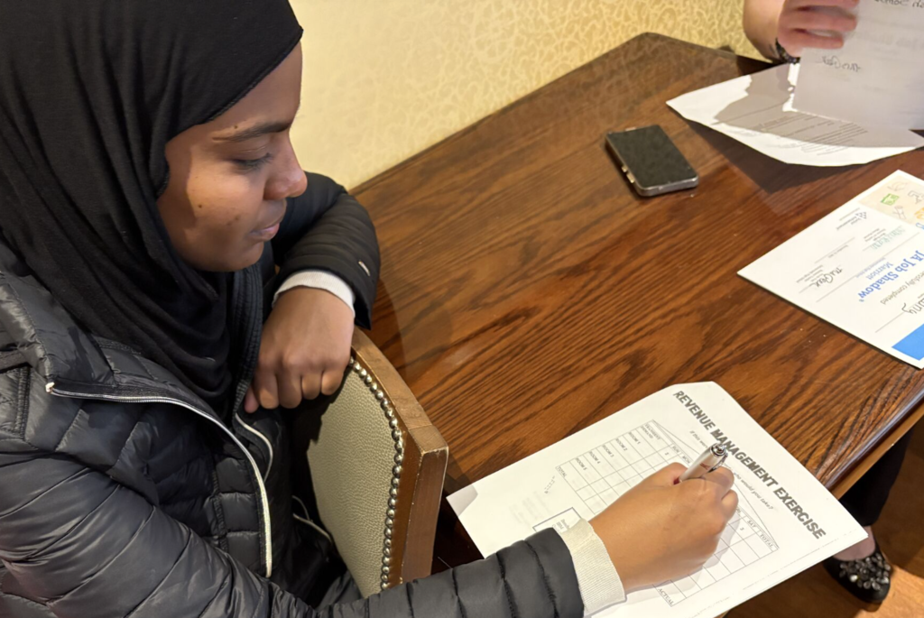 Job Shadow experience at Mariott