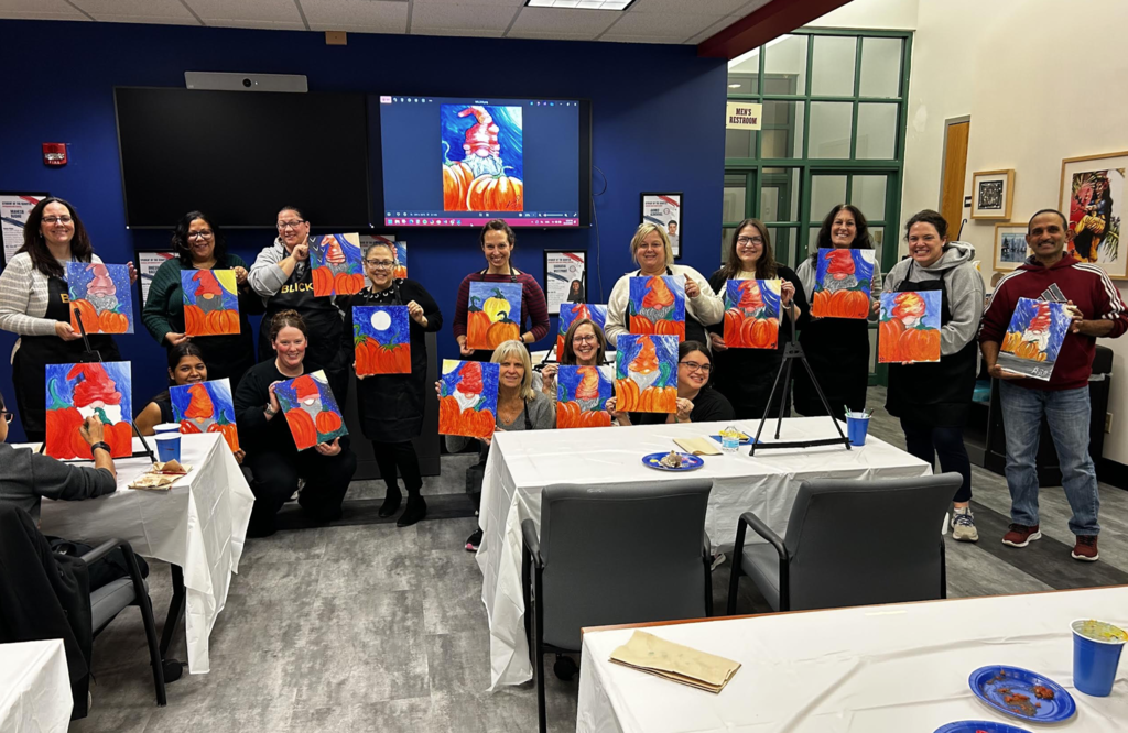 mocktail and paint at 530 Liberty