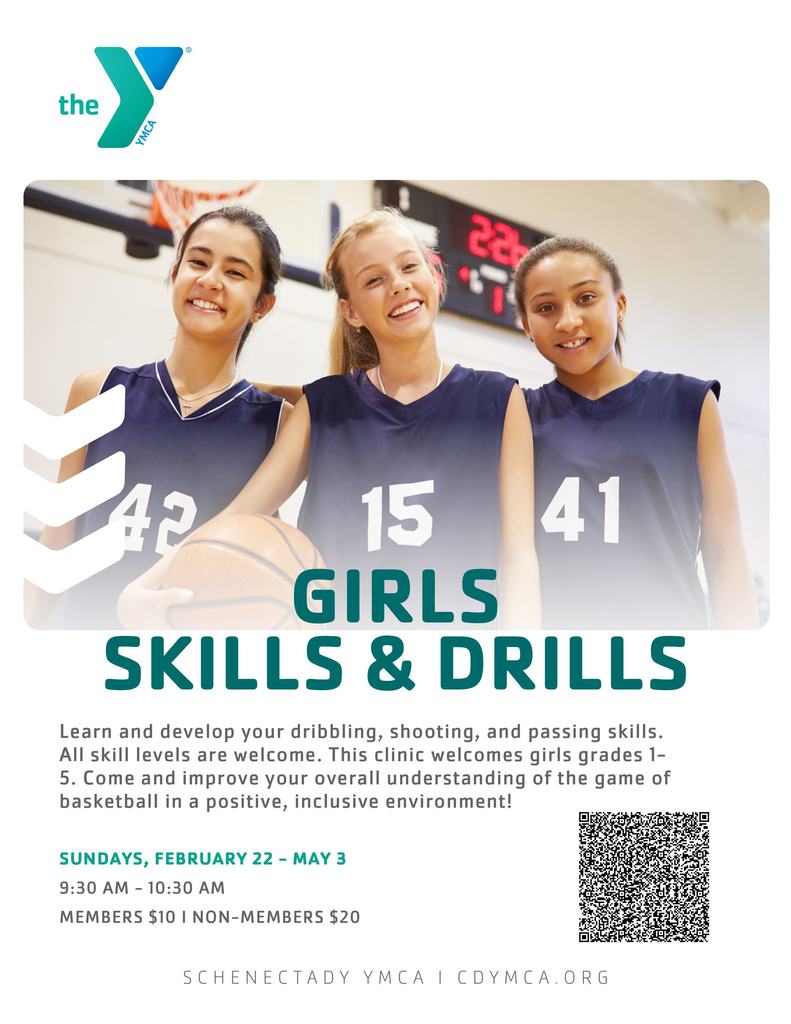 Schenectady Girls Basketball Flyer