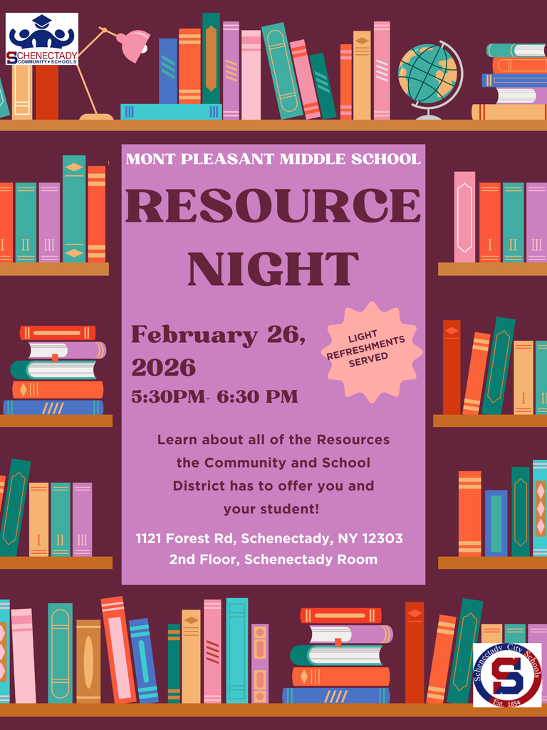 Mont Pleasant Middle School Resource Night