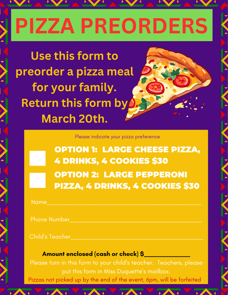 Paige Family Scince Night Pizza 