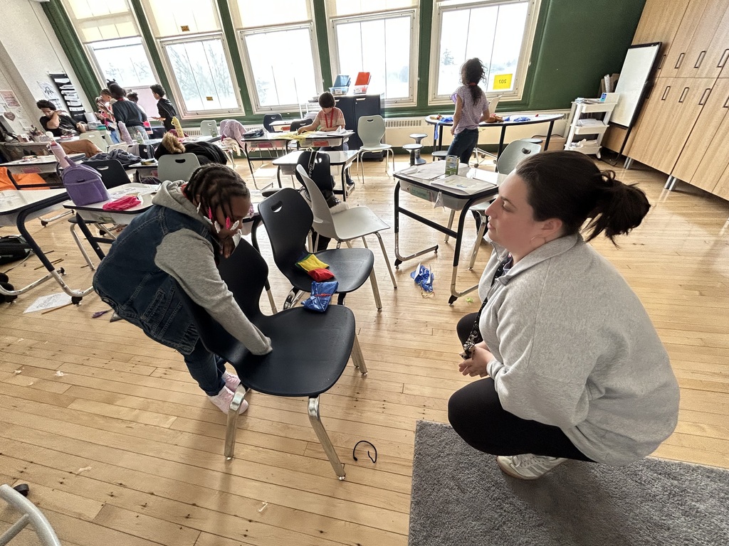 April STEAM Camp tour with Dr Cotto