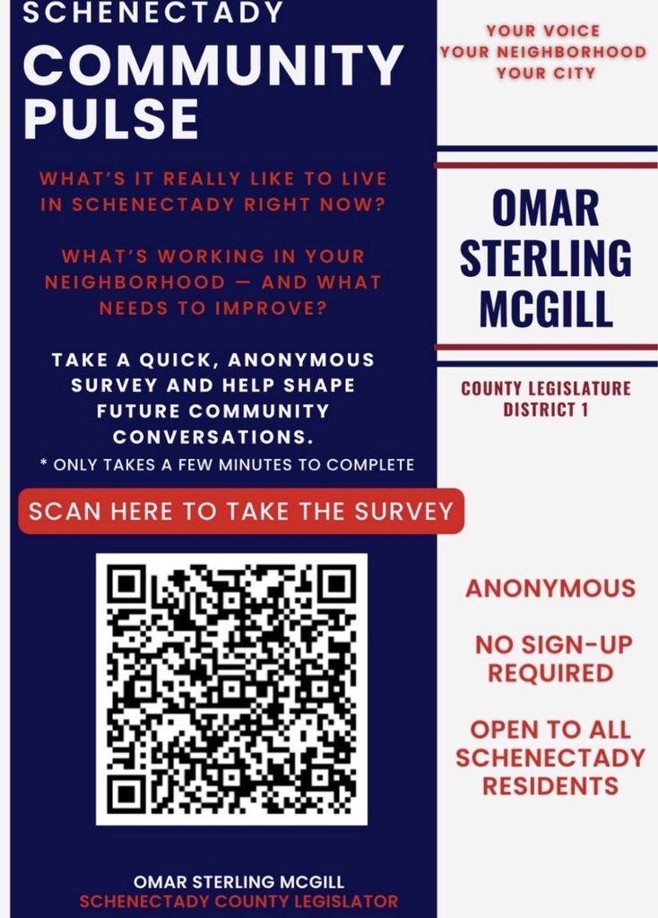 Flyer for community pulse survey