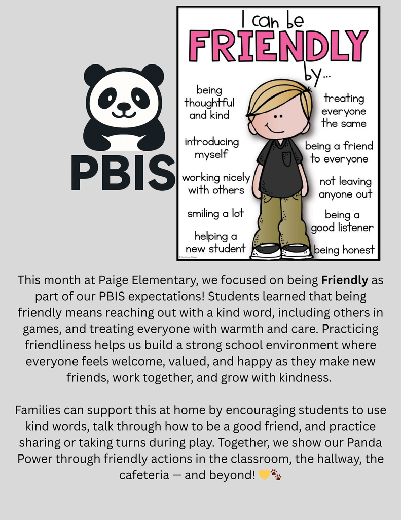 Paige May Newsletter