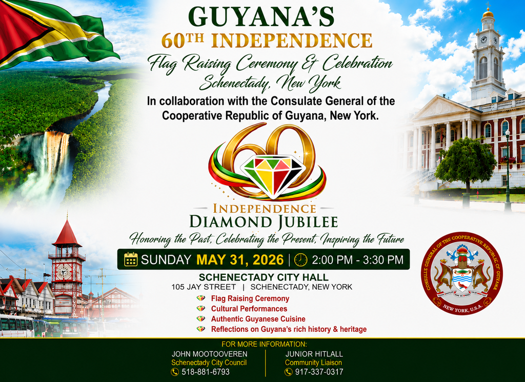 Graphic: Guyana's 60th Independence Celebration
