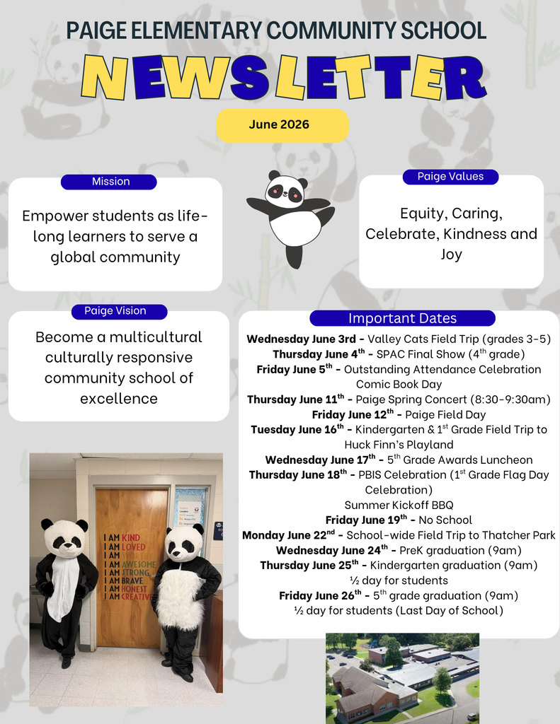 Paige May Newsletter