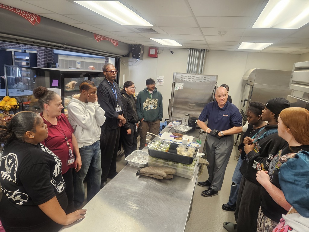 Photo: SFLA culinary students learning to use the Rational oven