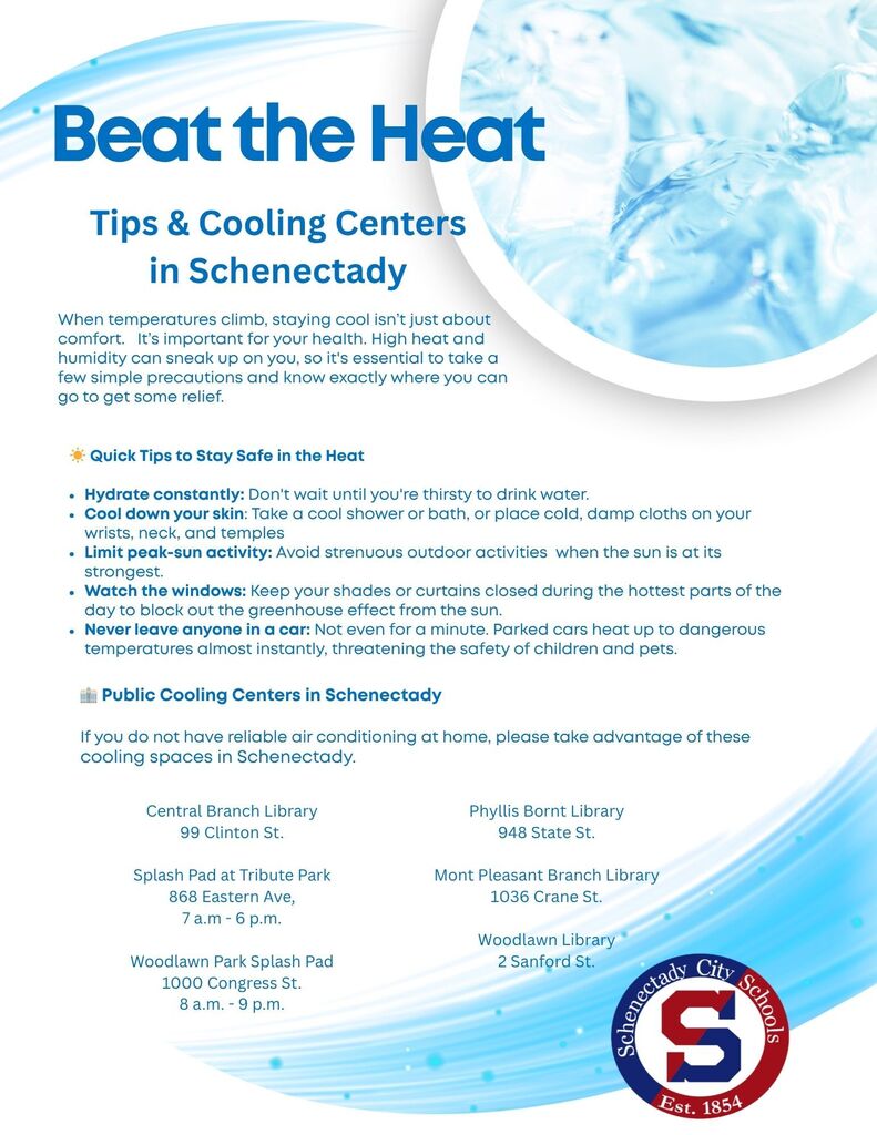 Flyer:  Tips for Staying Cool