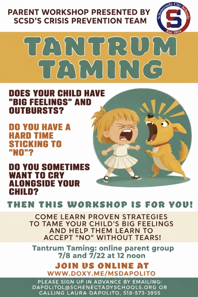 Flyer:  Tantrum Taming