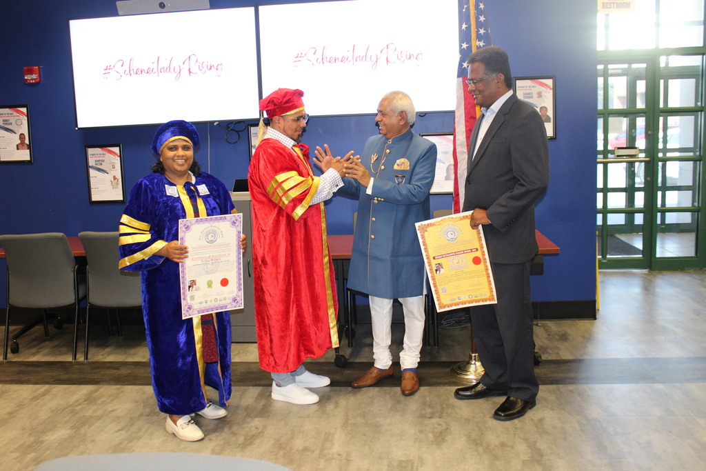 Photo of Dr. Cotto receiving award