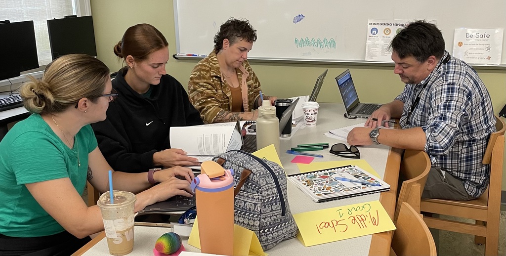 Photo:  Co-teaching Professional Development