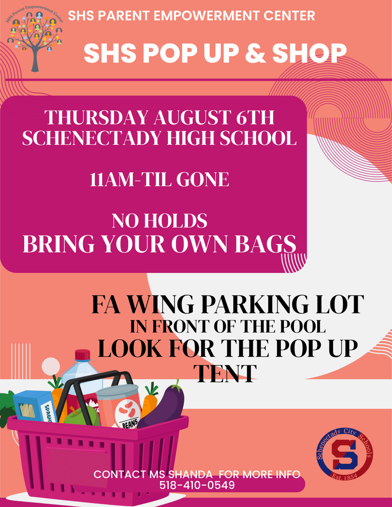 Thursday August 6th  SHS FA Parking lot  11am-til gone  No holds  Bring your own bags