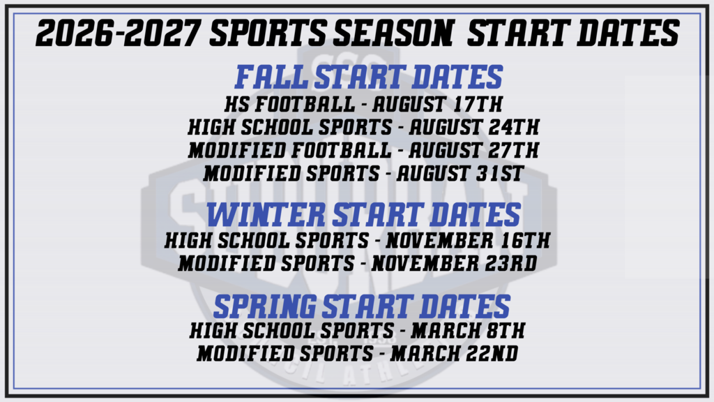 2026-27 Athletics dates