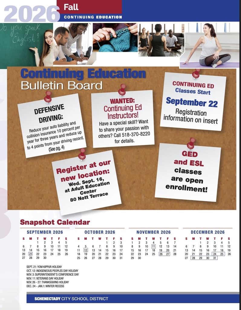 Continuing Education Brochure Fall 2026 Page 2
