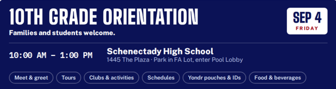 SHS 10th Grade Orientation