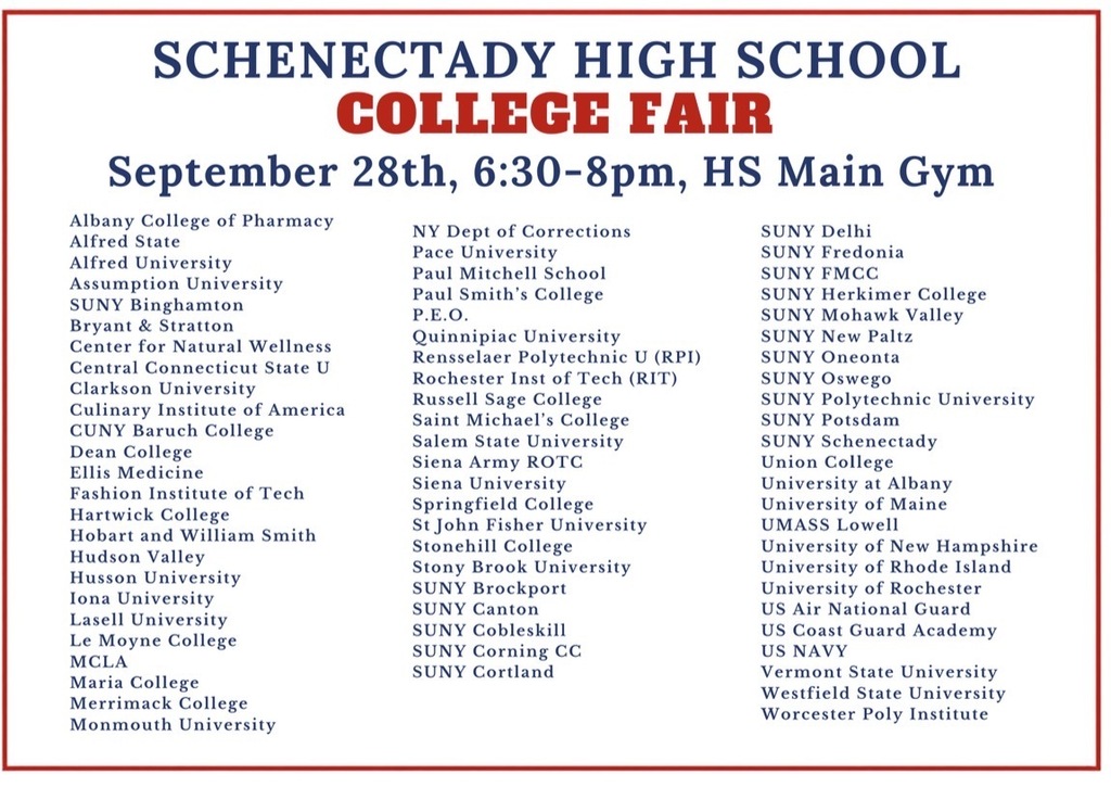 SHS college fair