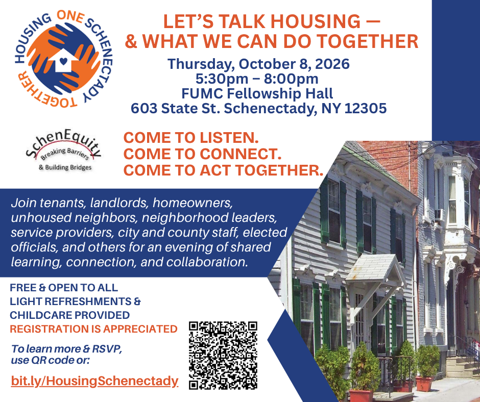 Flyer:  Let's Talk Housing Community Event