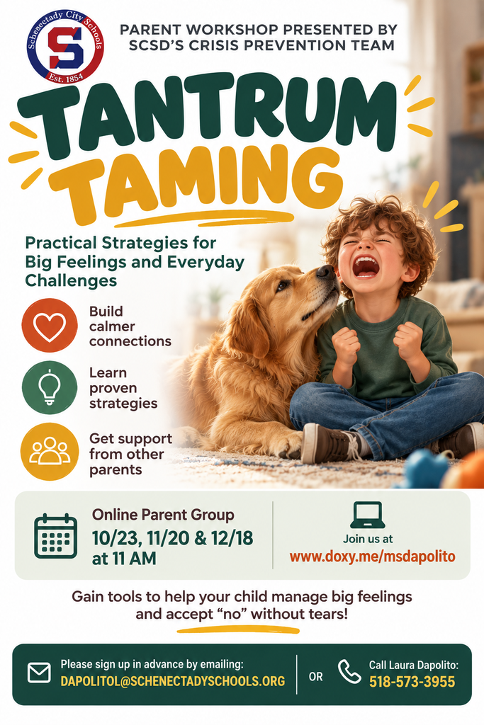 Flyer: Tantrum Training Parent Workshop