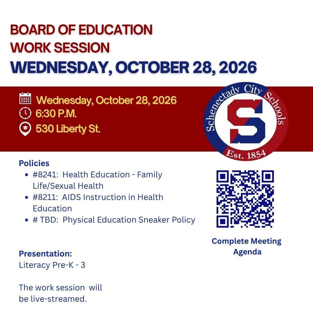 Board of Education Work Session, October 28