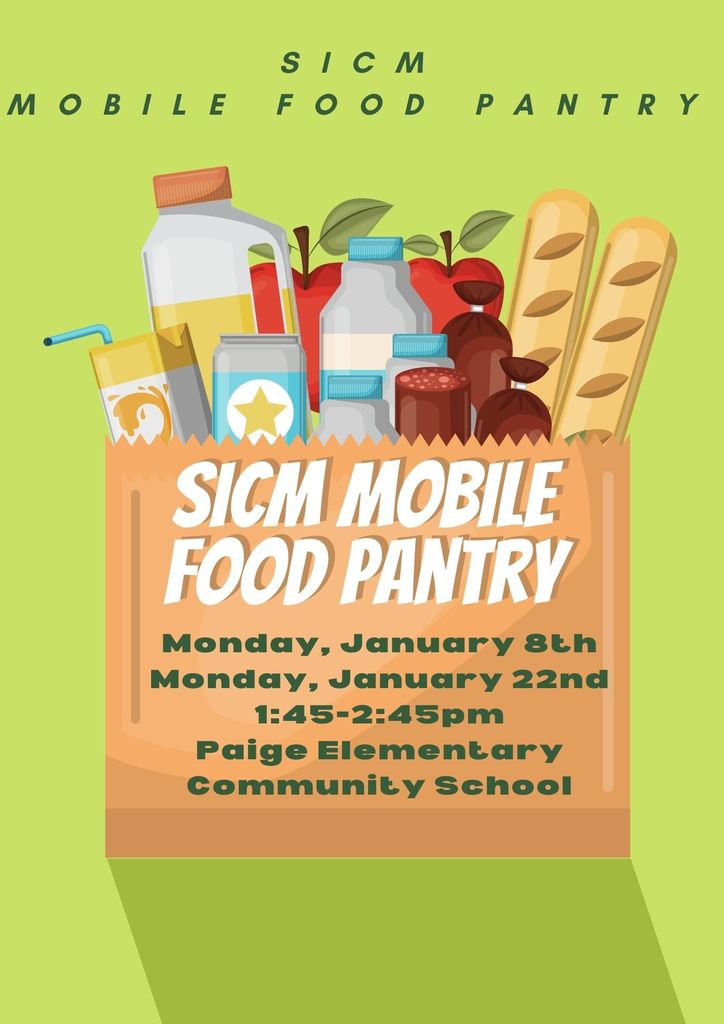 Mobile Food Pantry @ Paige, 1/8 & 1/22
