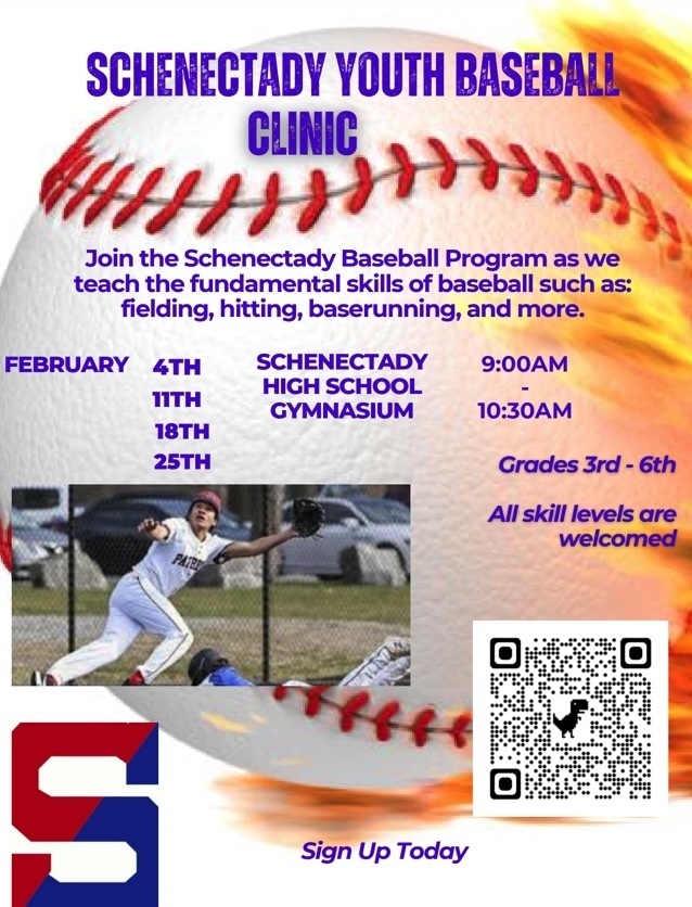 Flyer:  Youth Baseball Clinic